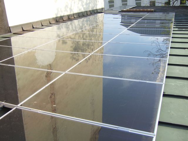 Photovoltaikanlage auf einem Blechfalzdach