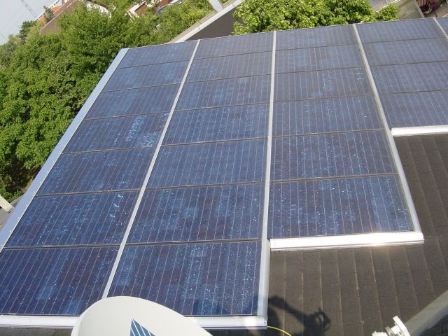 Photovoltaikanlage auf einem Einfamilienhaus